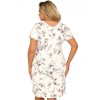 Сорочка с коротким рукавом Donna BELINDA PLUS nightdress, Цвет: экрю, Размеры: 3XL, изображение 2