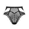 Сексуальные трусики Obsessive MIBELIA PANTIES, Цвет: черный, Размеры: XS/S, изображение 4