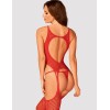 Красный бодистокинг Obsessive N 122, Цвет: красный, Размеры: S/M/L, изображение 2