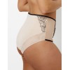 Трусы высокие Subtille LINDA high-waist, Цвет: бежевый+черный, Размеры: M, изображение 2