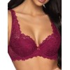 Бюстгальтер балконет тюльпан MAT CARMELA burgund M-053-22, Цвет: бургунди, Размеры: 65D