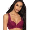 Бюстгальтер балконет тюльпан MAT CARMELA burgund M-053-22, Цвет: бургунди, Размеры: 65D, изображение 3
