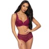 Трусы шортики кружевные MAT CARMELA burgund F-053-54-2, Цвет: бургунди, Размеры: S, изображение 3