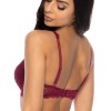 Бюстгальтер балконет тюльпан MAT CARMELA burgund M-053-22, Цвет: бургунди, Размеры: 65D, изображение 5