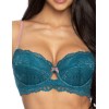 Бюстгальтер балконет с пуш-ап MAT SYBILLA turkus M-3525-11, Цвет: бирюзовый, Размеры: 65C