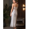 Длинная сорочка атласная Mia-Amore MELANI 7278, Цвет: молочный, Размеры: L, изображение 3