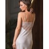 Длинная сорочка атласная Mia-Amore MELANI 7278, Цвет: молочный, Размеры: L, изображение 5