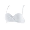 Белый купальный бюст-бандо UNICONF CBS242 ALB SPIRIT OF COLOURS, Цвет: белый, Размеры: 70B, изображение 3