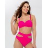 Розовый купальный бюст-бандо UNICONF CBS242 FUX SPIRIT OF COLOURS, Цвет: фуксия, Размеры: 70B, изображение 3