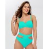 Зеленый купальный бюст-бандо UNICONF CBS242 MNT SPIRIT OF COLOURS, Цвет: мята, Размеры: 85C, изображение 3