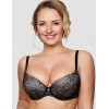 Бюстгальтер с гелевым пуш-ап Senselle PLATINUM 14002 черный/пион, Цвет: черный/пион, Размеры: 75D, изображение 3