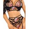 Сексуальный комплект с поясом Beauty Night JOANNA SET, Цвет: черный, Размеры: S/M, изображение 3