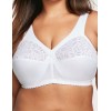 Хлопковый бюстгальтер без косточек Glamorise GI1001 белый, Цвет: белый, Размеры: 80C
