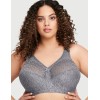 Комфортный бюстгальтер Glamorise GI1064 серый, Цвет: серый, Размеры: 105F, изображение 3
