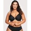 Бюстгальтер с мягкой чашкой Glamorise GI1247 черный, Цвет: черный, Размеры: 90D, изображение 6