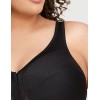 Бюстгальтер с застежкой спереди Glamorise GI1265 черный, Цвет: черный, Размеры: 90G, изображение 6
