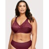 Бюстгальтер с широкими лямками Glamorise GI1000 темно-бордовый, Цвет: темно-бордовый, Размеры: 120D, изображение 8