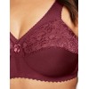 Бюстгальтер с широкими лямками Glamorise GI1000 темно-бордовый, Цвет: темно-бордовый, Размеры: 120D, изображение 5
