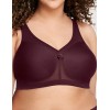 Бюстгальтер мягкий без косточек Glamorise GI1005 винный, Цвет: винный, Размеры: 100G