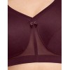 Бюстгальтер мягкий без косточек Glamorise GI1005 винный, Цвет: винный, Размеры: 100G, изображение 6