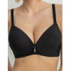Бюстгальтер пуш-ап без косточек Kris Line FORTUNA COMFORT brassiere smart monocup черный, Цвет: черный, Размеры: 65DD