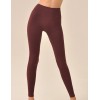 Леггинсы в рубчик MY PA797 berry, Цвет: бордовый, Размеры: S