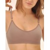 Топ со съемными вкладышами MY BR364 chocolate, Цвет: коричневый, Размеры: L