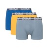 Трусы мужские боксеры в наборе (3 шт) Dim 01QU серый/желтый/синий, Цвет: серый/желтый/синий, Размеры: M, изображение 2