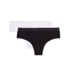 Набор хлопковых трусов Dim ECO 09AK (2 шт) черный и белый, Цвет: черный/белый, Размеры: XXS/XS, изображение 5