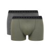 Трусы мужские боксеры набор (2 шт) Dim 0A6C серый/зеленый, Цвет: серый/зеленый, Размеры: L, изображение 2