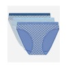 Набор хлопковых трусиков Dim LES POCKETS COTON 4C17 геометрия голубой - 3 штуки, Цвет: геометрия голубой, Размеры: S/M, изображение 4