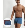 Трусы мужские боксеры набор (2 шт) Dim 6596/2 коричневый/синий, Цвет: коричневый/синий, Размеры: L