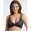 Кружевной мягкий бюстгальтер Esotiq KATIE 40562 черно-бежевый, Цвет: черный+бежевый, Размеры: 70C, изображение 3