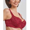 Бюстгальтер балконет Simona M 608 румба, Цвет: румба, Размеры: 80E, изображение 5