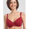 Бюстгальтер балконет пуш-ап Simona M 870 румба, Цвет: румба, Размеры: 80E, изображение 8