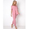 Пижама женская с брюками Aruelle RUBY, Цвет: розовый, Размеры: L, изображение 2