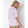 Женская пижама с шортами Aruelle VENICE, Цвет: сиреневый, Размеры: S, изображение 2