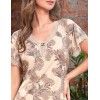 Длинная сорочка из трикотажной вискозы Mia-Amore AELITA 1718, Цвет: бежевый, Размеры: 2XL, изображение 5