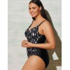 Слитный купальник с формованной чашкой Ysabel Mora 82232 JASPED, Цвет: черный/белый, Размеры: 80E, изображение 3