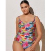 Яркий закрытый купальник Ysabel Mora 82248 TO THE JUNGLE, Цвет: мульти, Размеры: 80D
