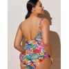 Яркий закрытый купальник Ysabel Mora 82248 TO THE JUNGLE, Цвет: мульти, Размеры: 80D, изображение 2