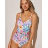 Слитный купальник с цветочным узором Ysabel Mora 82308 BLONDY, Цвет: мульти, Размеры: 90B