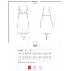 Сексуальная сорочка Obsessive 840 CHEMISE, Цвет: черный, Размеры: S/M, изображение 5