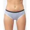 Женские хлопковые трусы слипы Sergio Dallini SD7003-2, Цвет: серый, Размеры: L