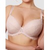 Кружевной бюстгальтер пуш-ап Senselle GLAMOUR LACE 12016 серебристый пион, Цвет: серебристый пион, Размеры: 70D