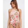 Слитный купальник UNICONF CBI264 TROPICAL FEVER, Цвет: розовый, Размеры: L