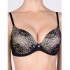 Бюстгальтер балконет с гелевым пуш-ап VOVA APHELIA V68533 черный, Цвет: черный, Размеры: 70D