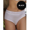 Сверхэластичные трусы слипы Janira FLEXIE ADAPT 30561 BRAGA LACE black, Цвет: black (черный), Размеры: S/M/L/XL