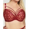 Бюстгальтер мягкий с подкроем Kris Line CLARISA soft full cup со стрэпами, Цвет: красный, Размеры: 75I