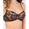 Бюстгальтер с мягкими кружевными чашками Lina A 6010 коричневый, Цвет: коричневый, Размеры: 70E